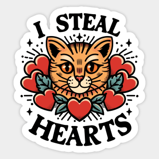 I Steal Hearts Sticker